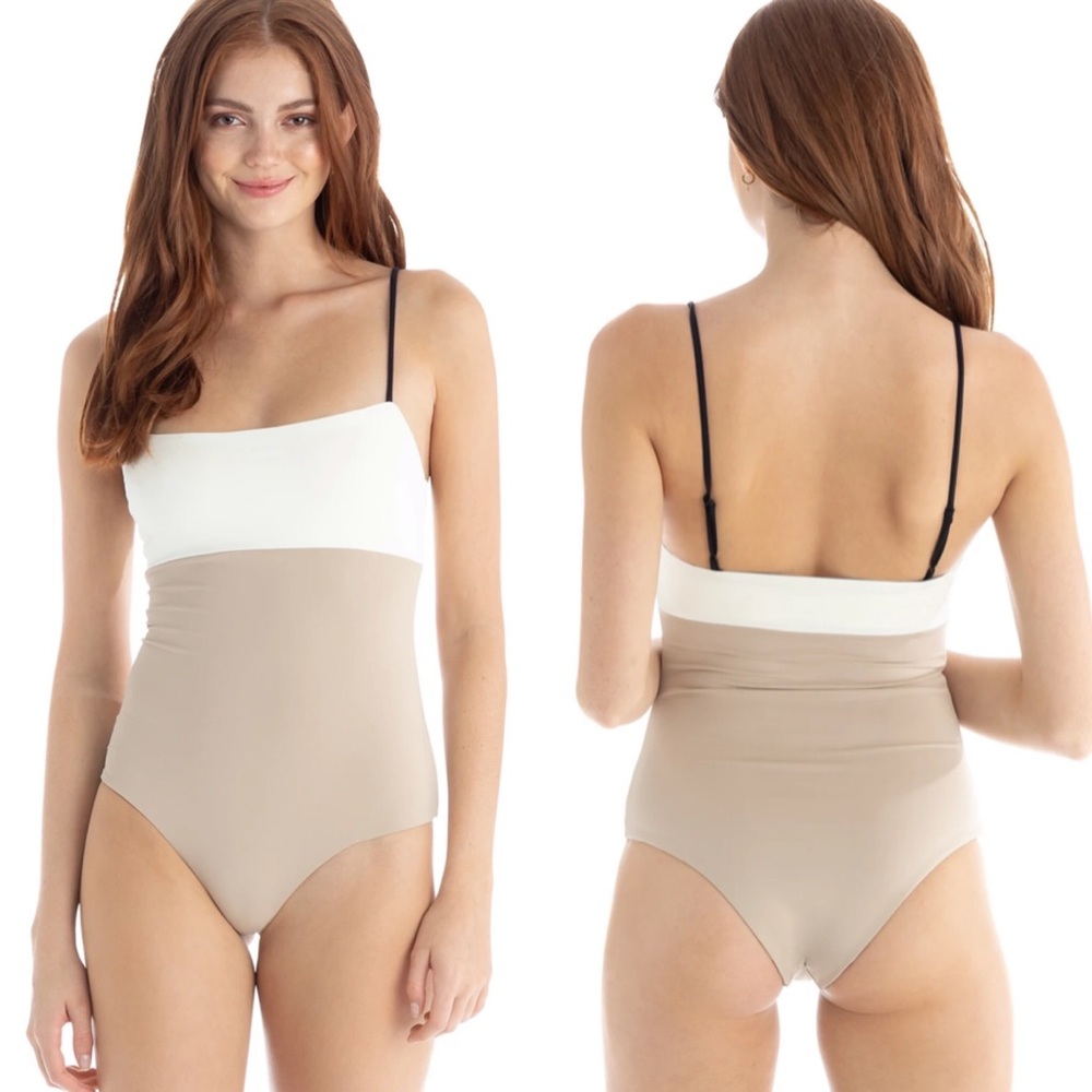 Tavik Scarlett Moderate One Piece in Bone/Sand